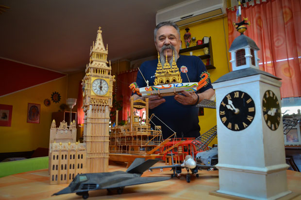 Биг Бен и аутобус Крстића „као прави“: Милан са пар алатки прави невероватне моделе